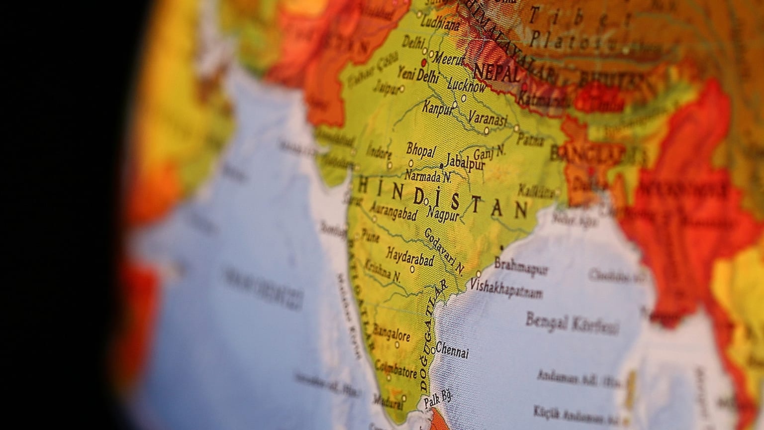 Hindistan Pakistan haritası