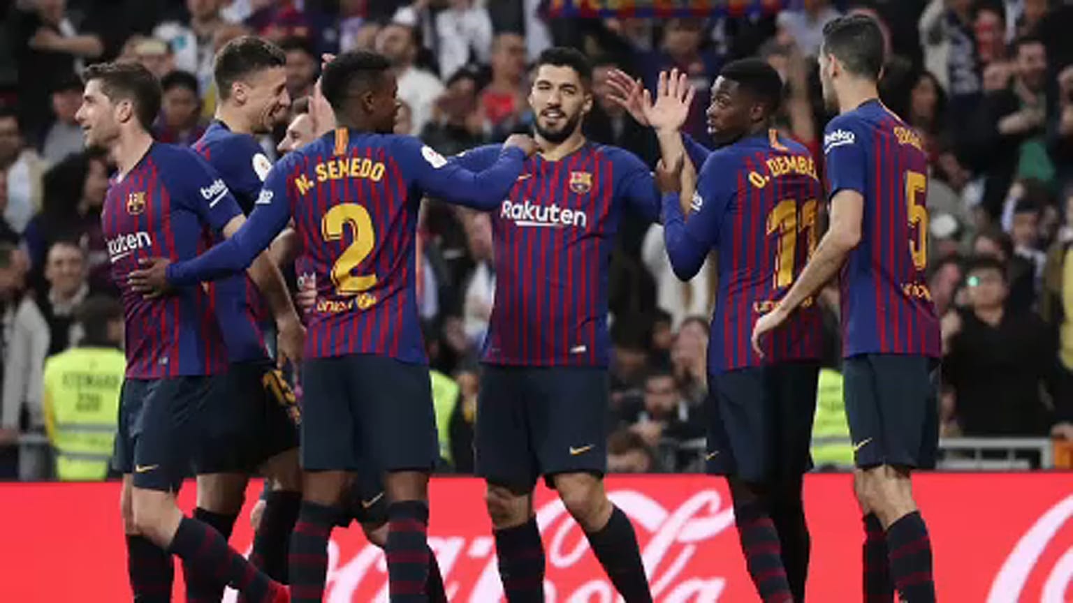 Coppa del Re: cinico Barcellona asfalta il Real al Bernabeu