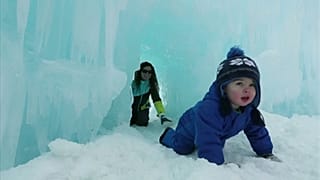 Ледяной дворец в Нью-Гэмпшире