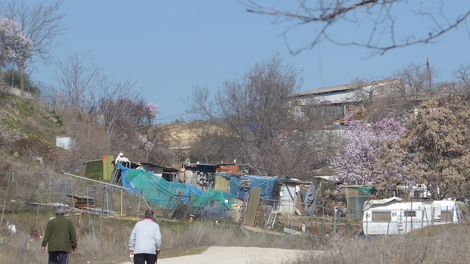A Roma settlement