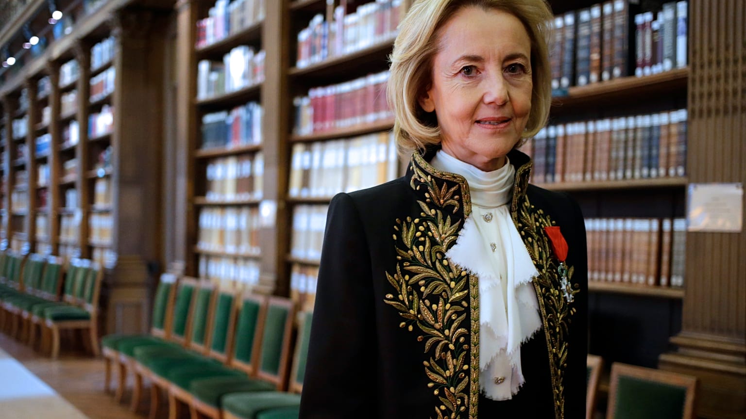 Dominique Bona, one member of the commission, Académie Française