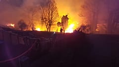 Recent wildfires in Corsica, France