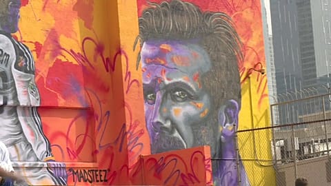 David Beckham inaugurates football turf field in underprivileged LA community