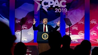 Donald Trump at a rally