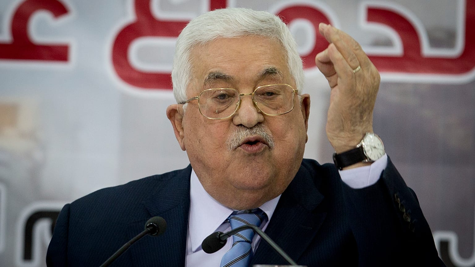 رئيس السلطة الفلسطينية محمود عباس