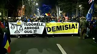 Tüntetések Romániában