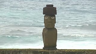 Leprásak a húsvét-szigeteki Moai szobrok