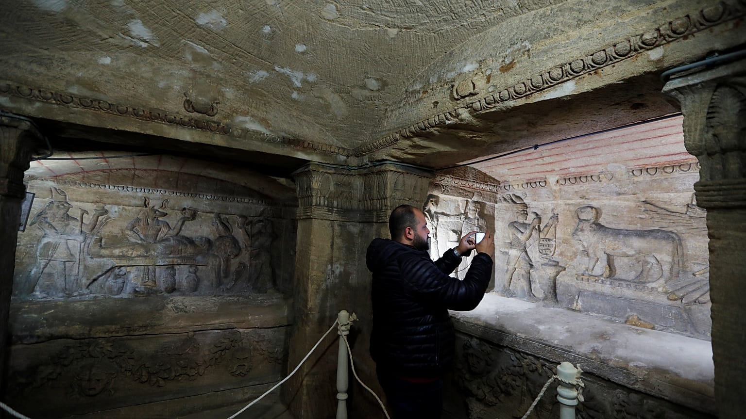 Egypte : les catacombes de Kom el-Shouqafa sauvées des eaux