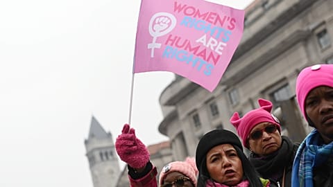 Tercera Marcha Anual de Mujeres en Washington, EE.UU. 19 de enero de 2019. 
