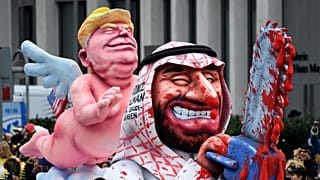   مزاح سیاسی با رهبران دنیا در کارناوال دوسلدورف
