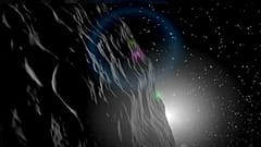 Artist rendition of the asteroid Vesta