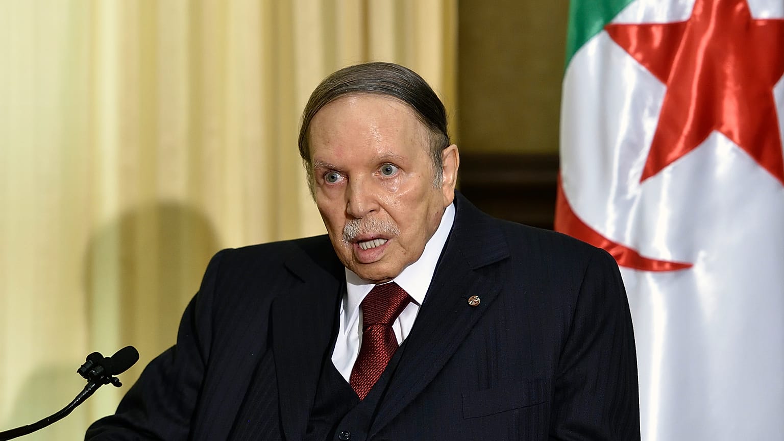 Algerian President Abdelaziz Bouteflika on April 10, 2016.