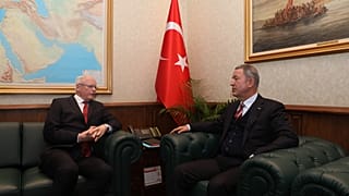 Miili Savunma Bakanı Hulusi Akar ABD'nin Suriye Özel Temsilcisi James Jeffrey ile görüştü