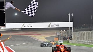 Sebastian Vettel  wins last year's Bahrain GP