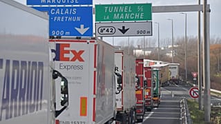 A proximité de Calais, le 4 mars 2019