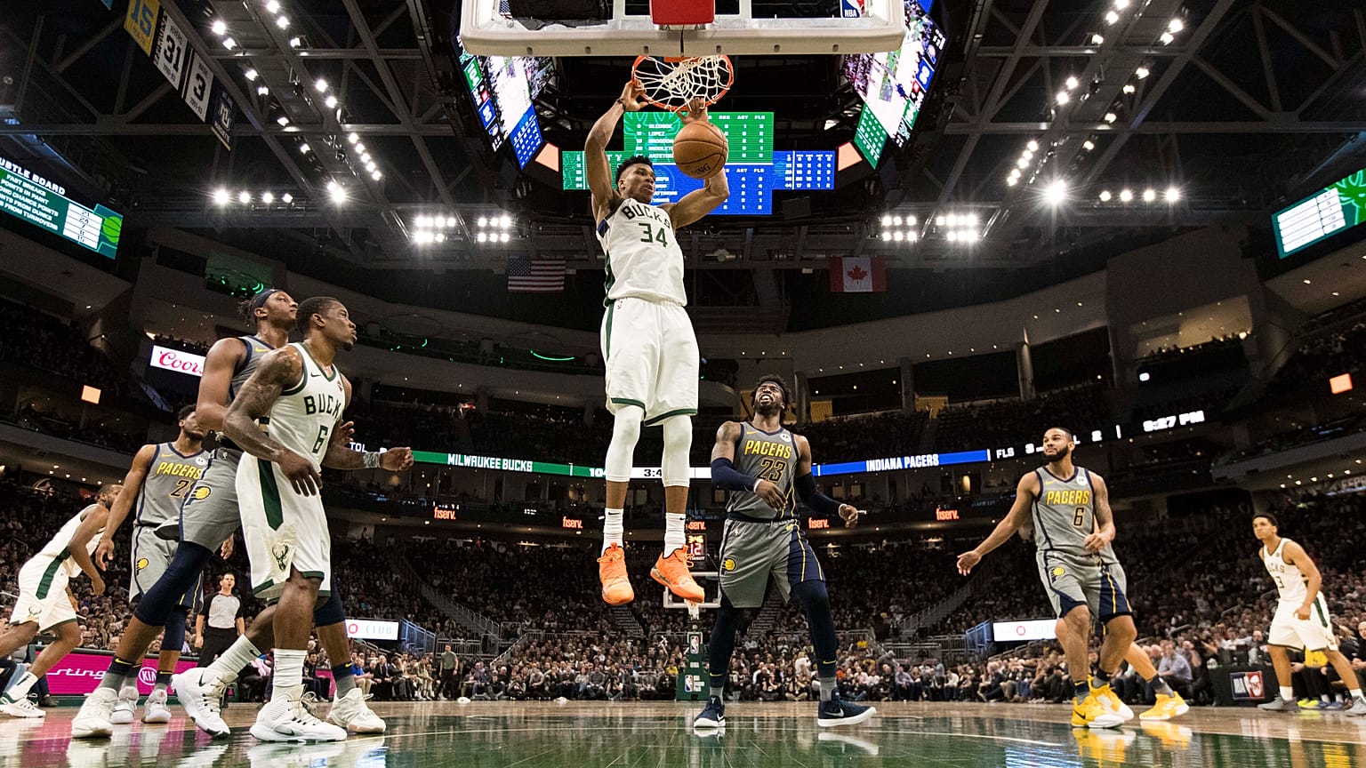 NBA: Σαρωτικός για ακόμα μια φορά ο Αντετοκούνμπο