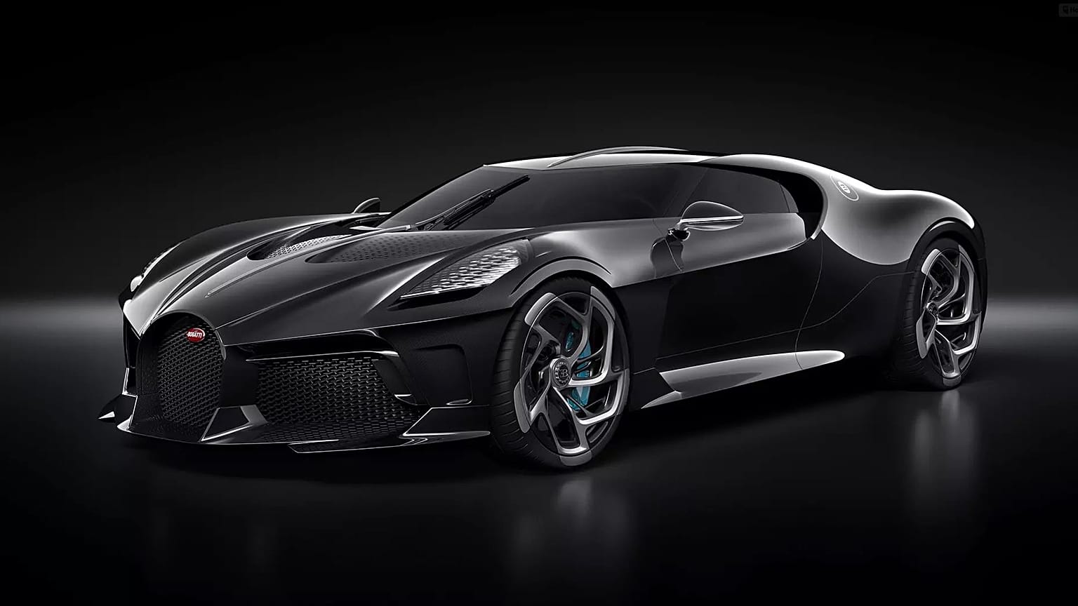 "La Voiture Noire" présentée par Bugatti à Genève 