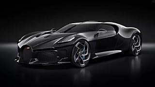 "La Voiture Noire" présentée par Bugatti à Genève 