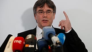 Carles Puigdemont in Berlin, Germany, February 12, 2019.