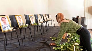 A memorial service to honour the Ethiopian Airlines crew on March 11, 2019.