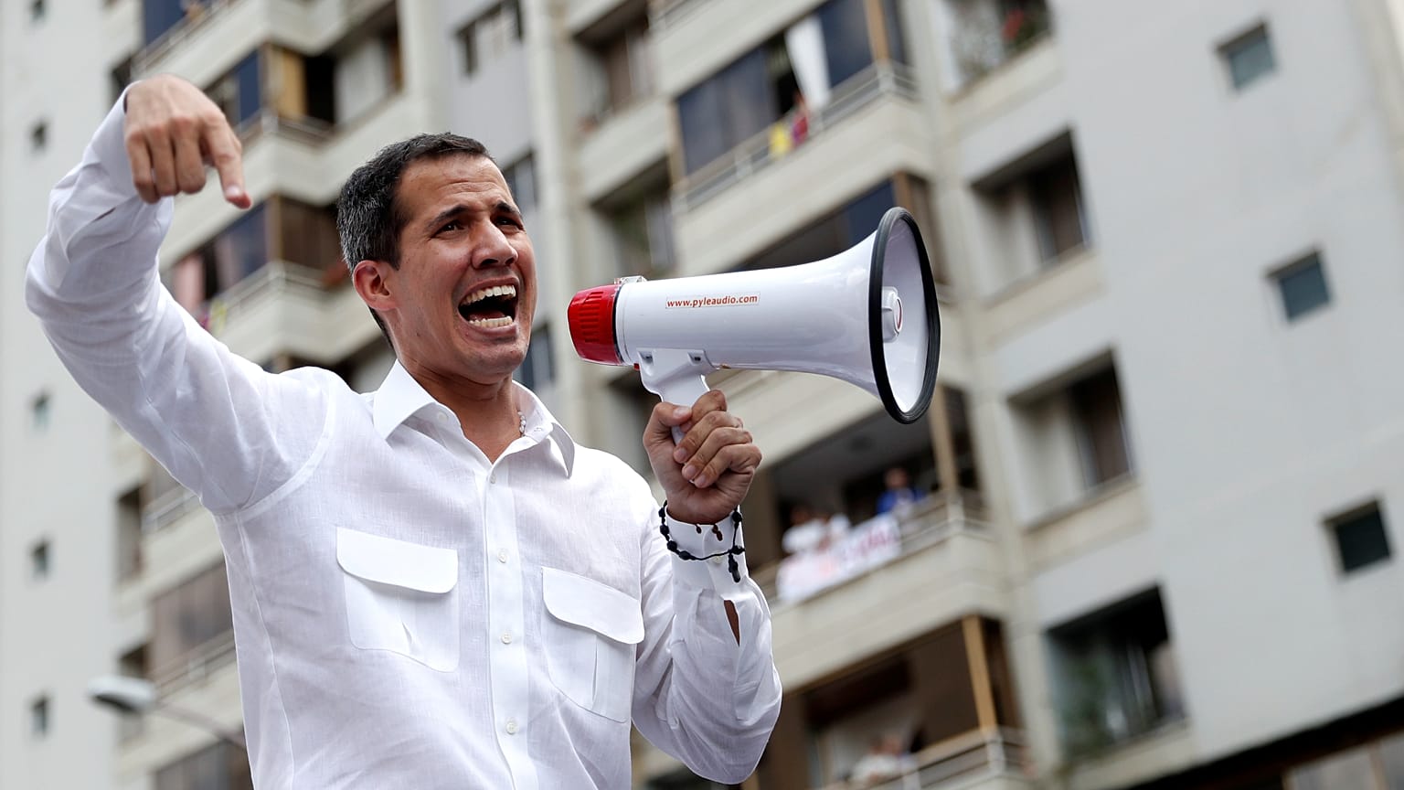 Juan Guaidó en una manifestación en Caracas, Venezuela. 9 de marzo de 2019.