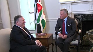 بومبيو يجتمع بالعاهل الأردني في واشنطن ويتناقشان في "سلام الشرق الأوسط"