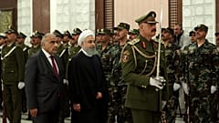 İran Cumhurbaşkanı Hasan Ruhani Bağdat'ta 