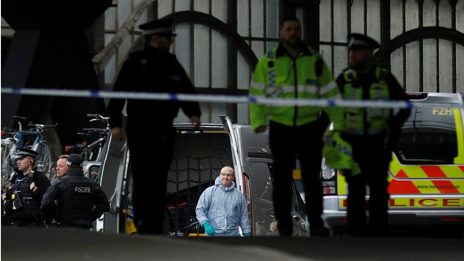British police investigating claim that the 'IRA' were behind last week's parcel bombs