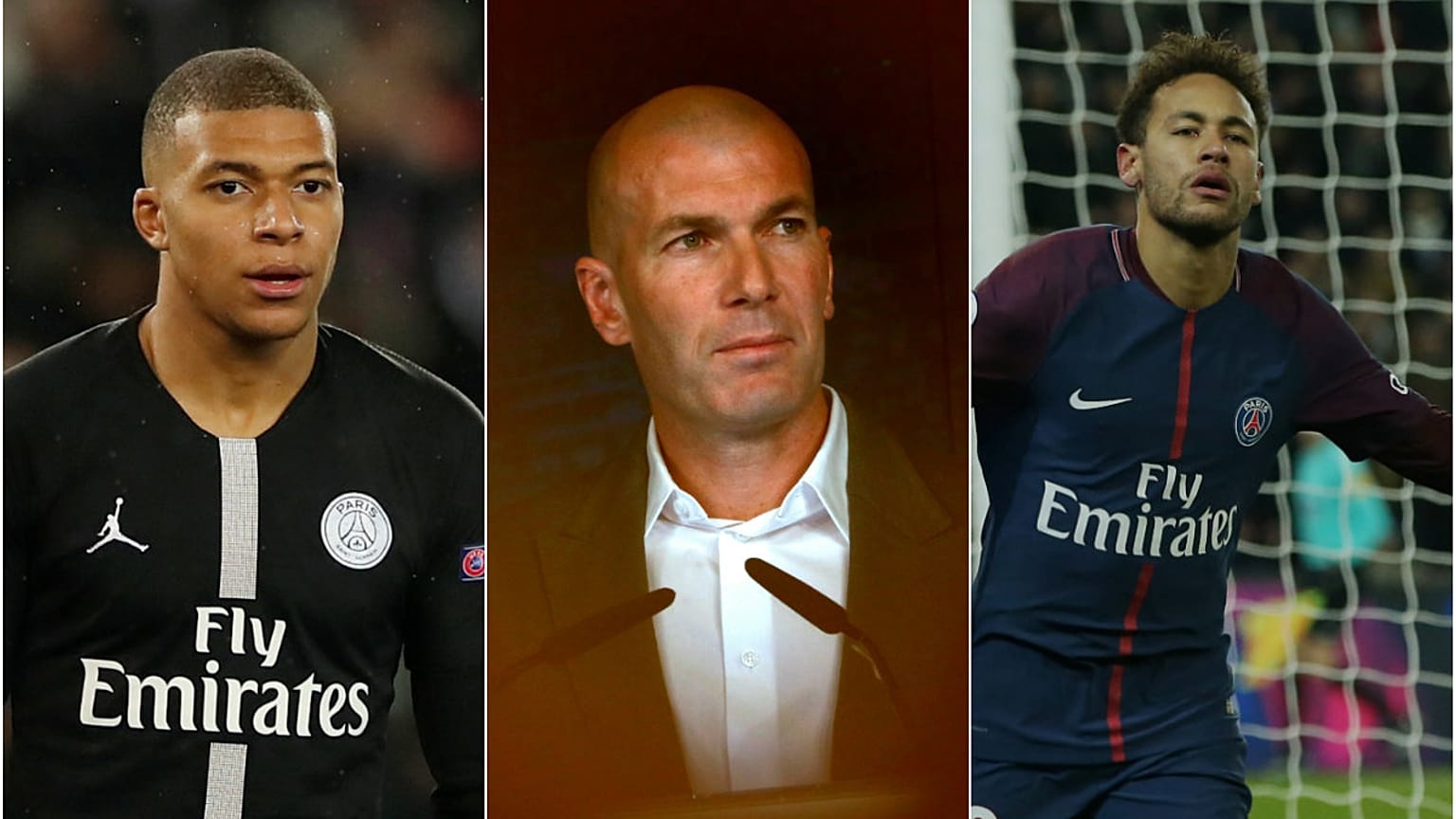 Real Madrid Zidane'ın ardından Mbappe ve Neymar'ı da istiyor