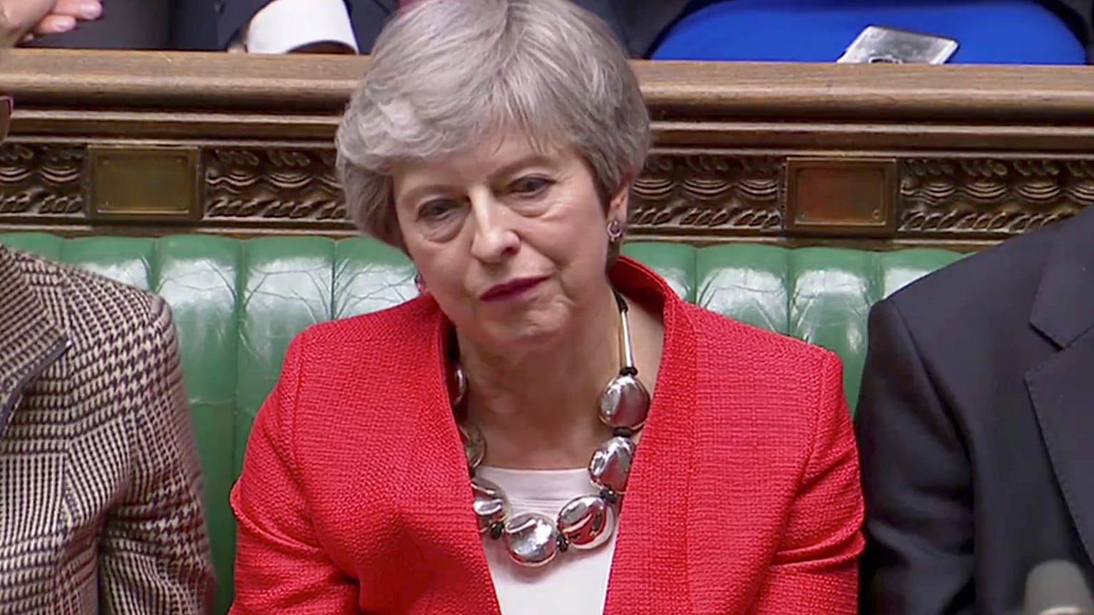 British Prime Minister Theresa May on March 8, 2019.