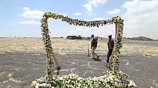 Мемориал на месте крушения "Боинга-737" в Эфиопии