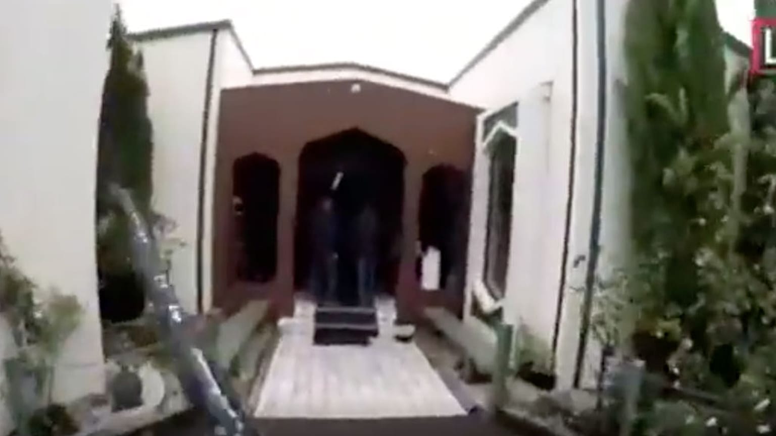 A grab from the video posted on social media