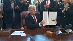 Primo veto di Trump contro il Congresso