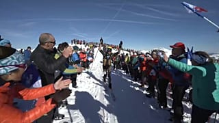 Pierra Menta : finish sous le soleil