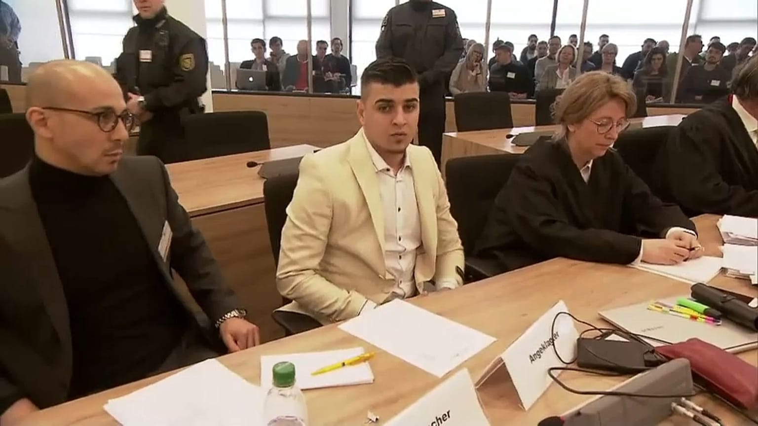 Angeklagt wegen Totschlags: der 23 Jahre alte syrische Asylbewerber Alaa S.