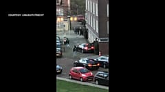 صورة من فيديو عملية اعتقال المشتبه به 