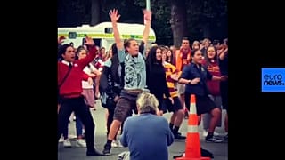 Watch: Christchurch high-school students perform haka at mosque vigil