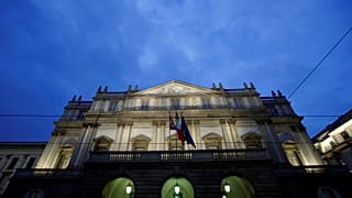Die Scala in Mailand vor der großen Saisoneröffnung.