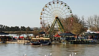 مكان غرق العبارة في نهر دجلة