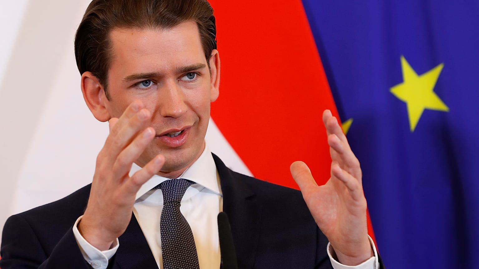 Canciller austríaco Sebastian Kurz 11/3/2019.