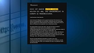 Germania: wikipedia oscurata per protesta
