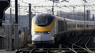 Un Eurostar arrivante en gare de Bruxelles Midi, le 15 mars 2016