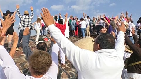 Mexico's spring equinox celebrated at ancient site