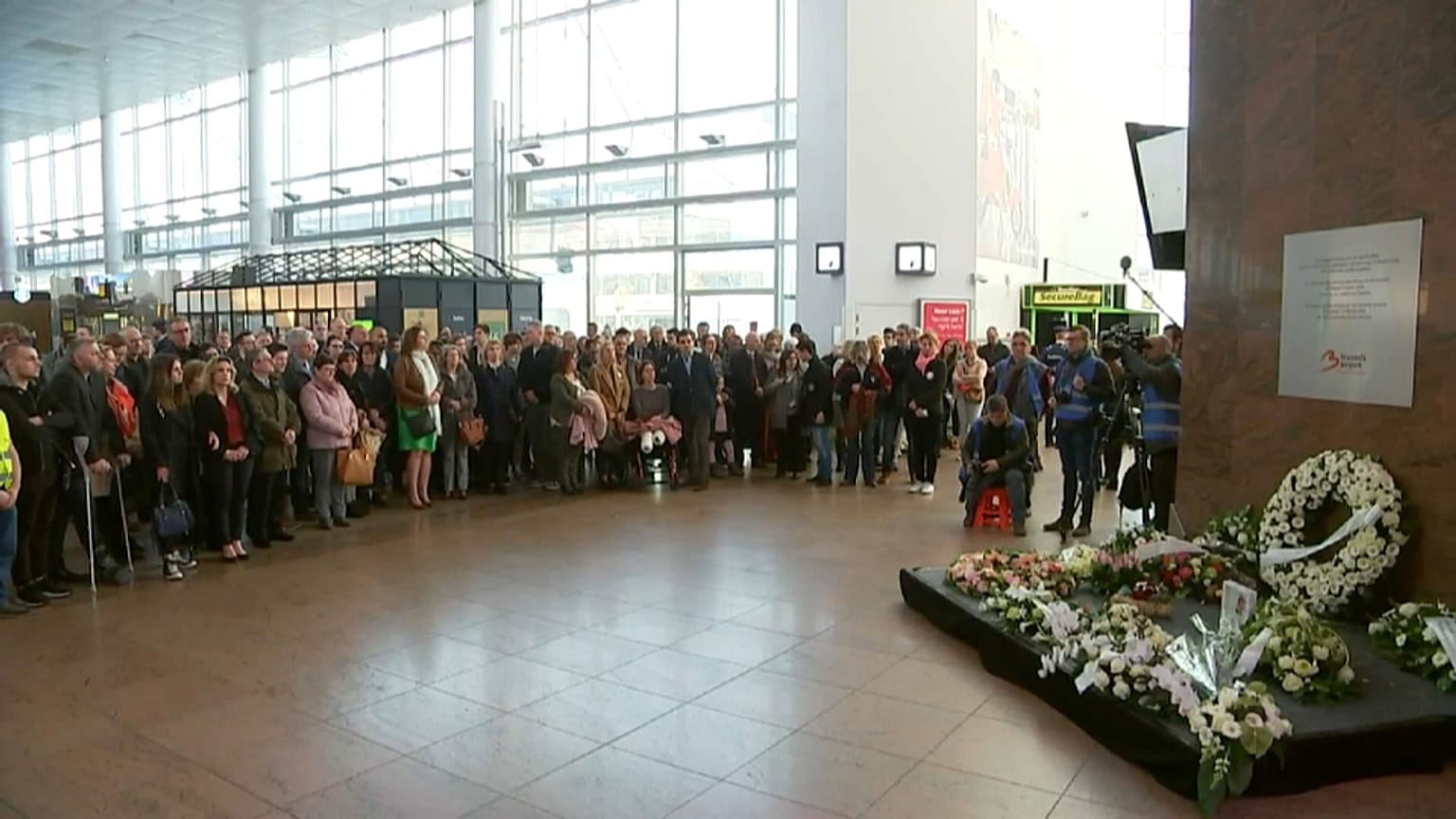 Commémoration des attentats de 2016 à Bruxelles