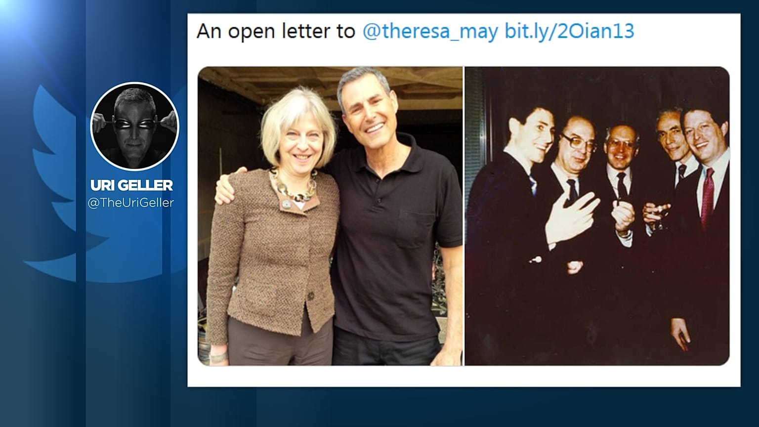 "Meine liebe Theresa": Uri Geller (72) will Brexit aufhalten