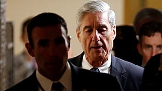R. Mueller departs after briefing the U.S. Senate on his investigation