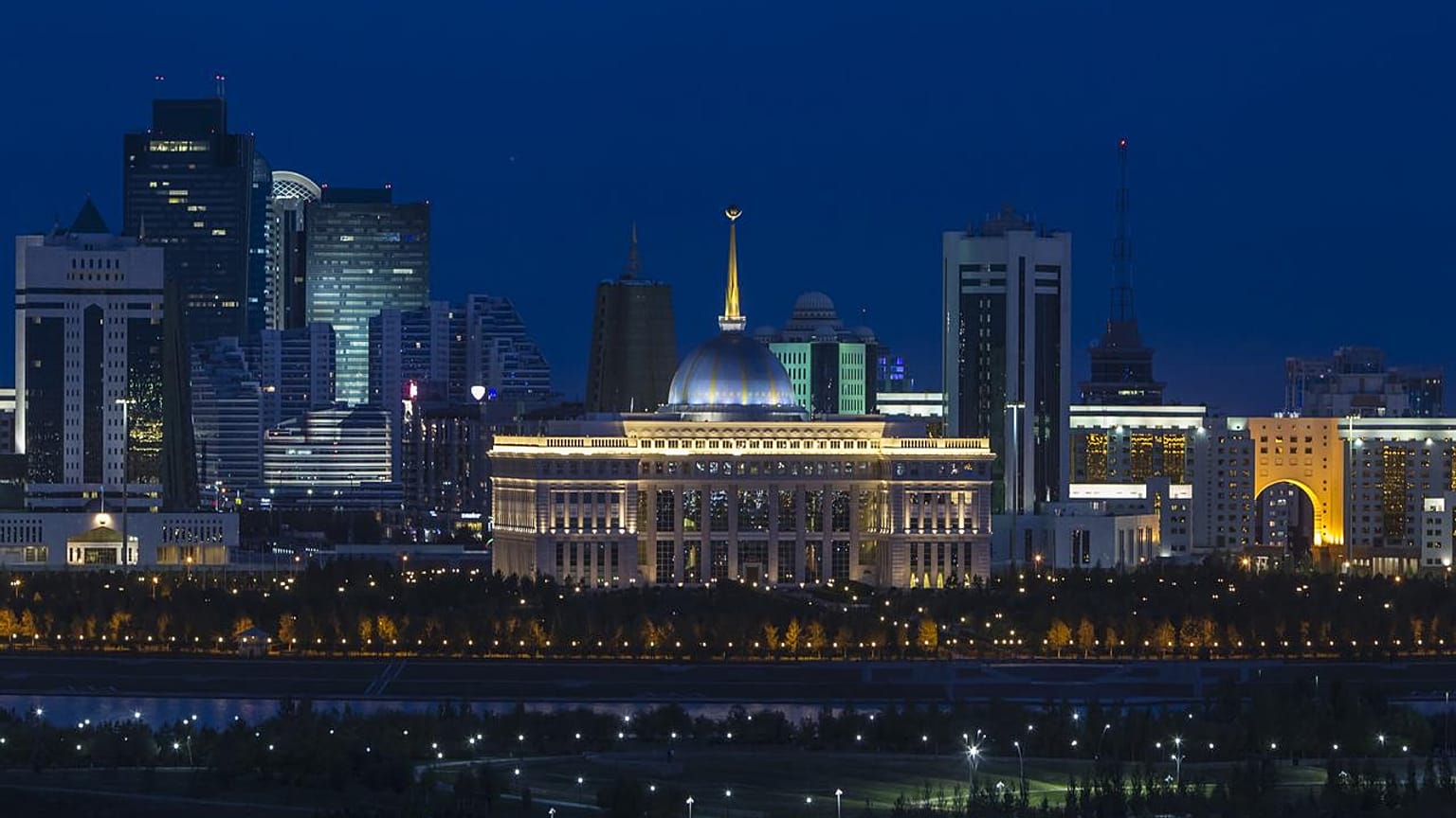 Kazakistan'ın başkenti Nursultan, (önceki adıyla Astana) 