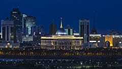 Kazakistan'ın başkenti Nursultan, (önceki adıyla Astana) 