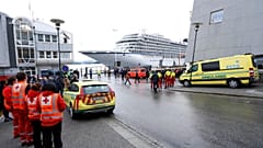 Viking Sky arrives at Molde, Norway