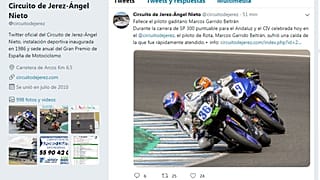El piloto Marcos Garrido, de 14 años, muere en un accidente en el circuito de Jerez